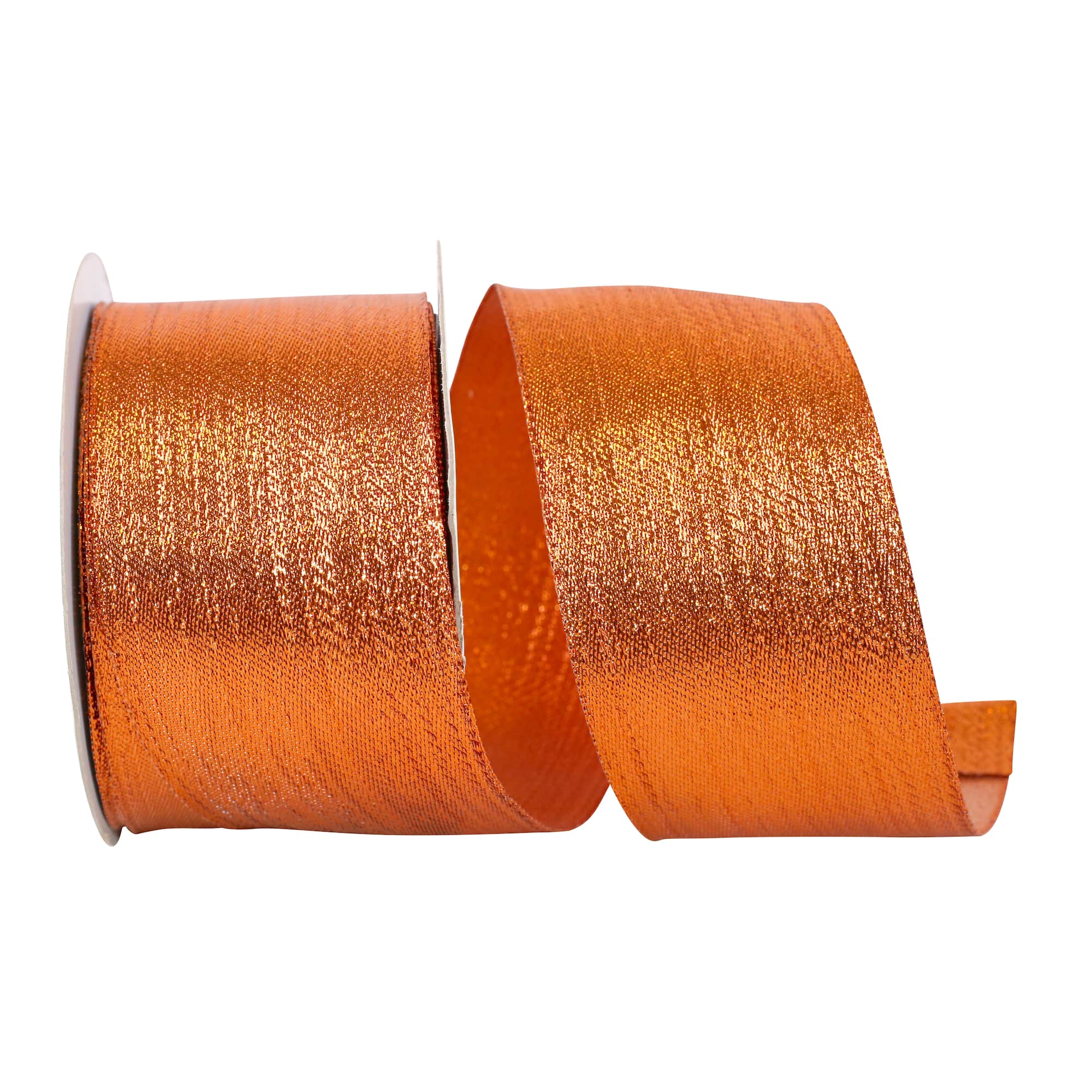 The Ribbon Roll 2.5" x 25yd. Wired Lamé Ribbon